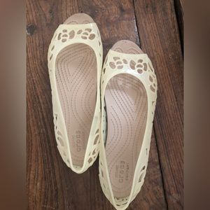 Isabella CROCS “jelly” shoes - ivory